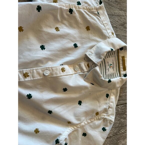 Denim & Flower Luck of the Irish Shirt Notre Dame boys 5 6 Clover Lucky - Picture 4 of 7